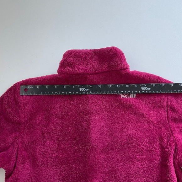 The North Face Osito Fleece Jacket Sz M Red Full Zip Camping Athleisure Cozy - Picture 6 of 9